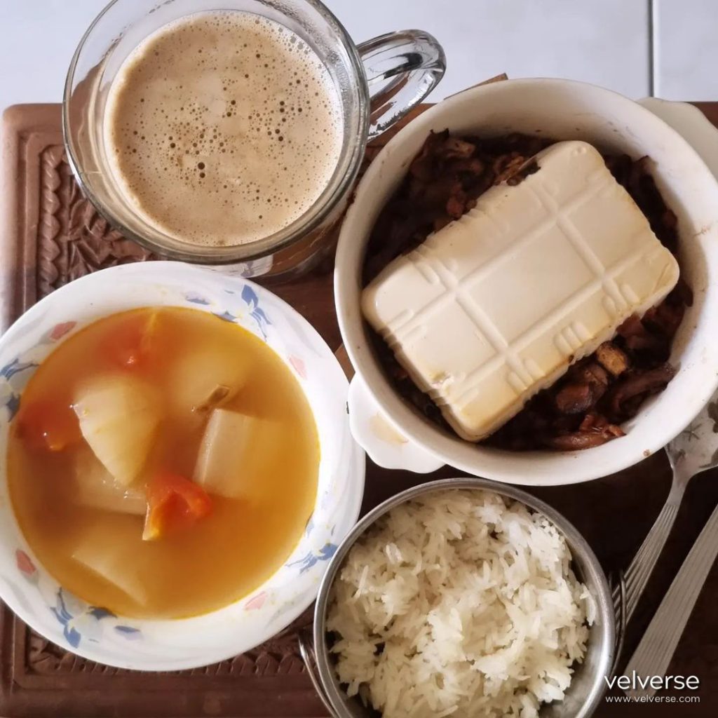 velverse ABC Soup & Baked Tofu With Minced Meat